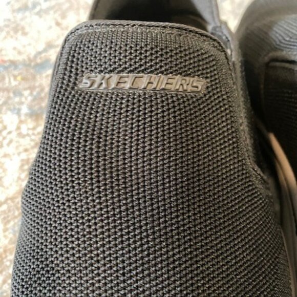 Skechers Black Slip-On Loafers - Picture 2 of 6